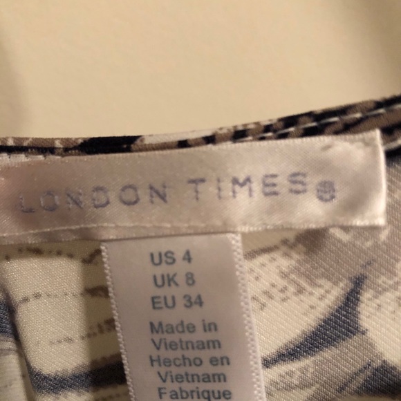 Navy floral maxi dress - Picture 3 of 3